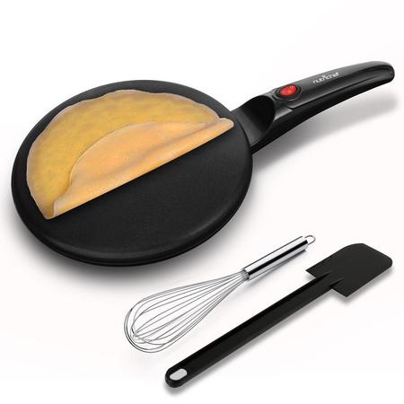 NUTRICHEF Electric Griddle - Crepe Maker Hot Plate Cooktop, PKCRM08.5 PKCRM08.5